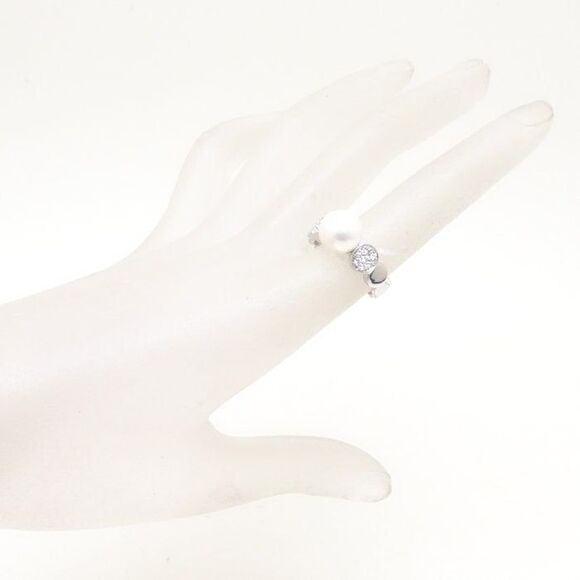Piaget Pearl Diamond Ring K18WG White Gold - Picture 2 of 6